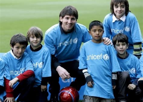 messi charity work.